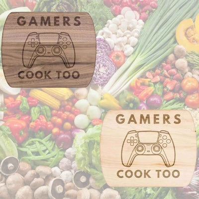 Gamer Cutting Board - Gamers Cook Too | Iron Phoenix GHG
