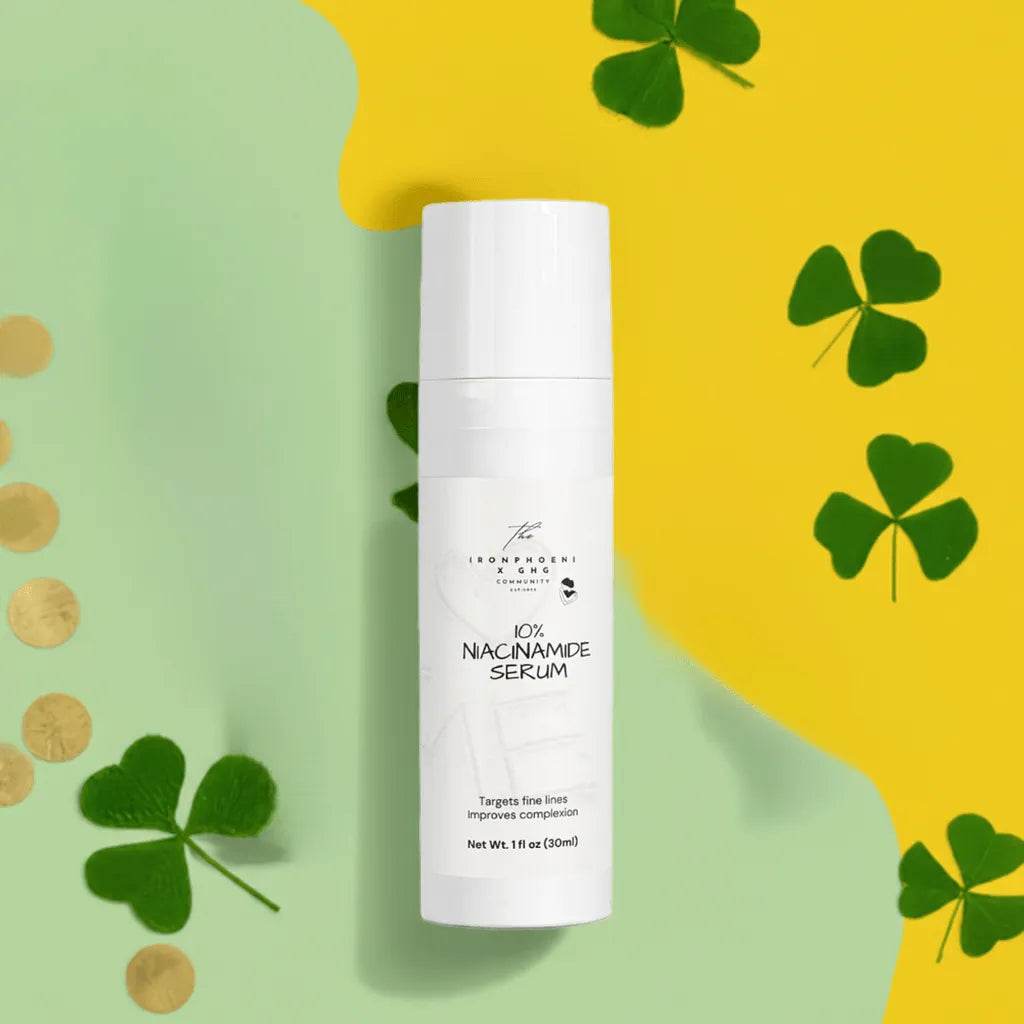 10% Niacinamide Serum 1oz, Pore-Minimizing, Calm Skin - Iron Phoenix GHG