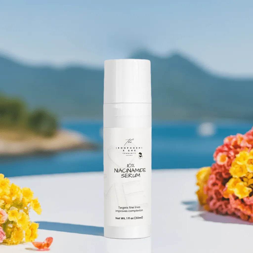10% Niacinamide Serum 1oz, Pore-Minimizing, Calm Skin - Iron Phoenix GHG