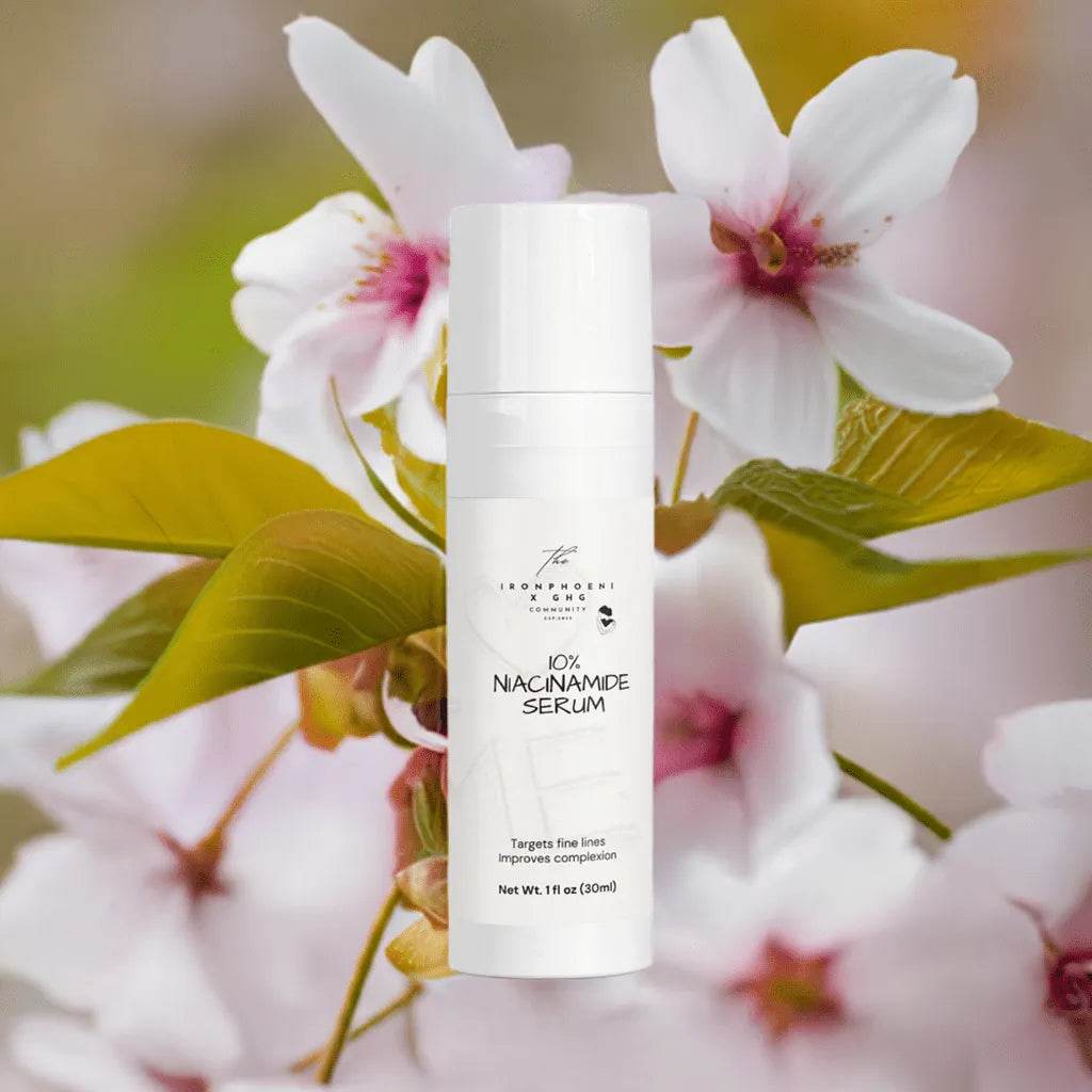 10% Niacinamide Serum 1oz, Pore-Minimizing, Calm Skin - Iron Phoenix GHG