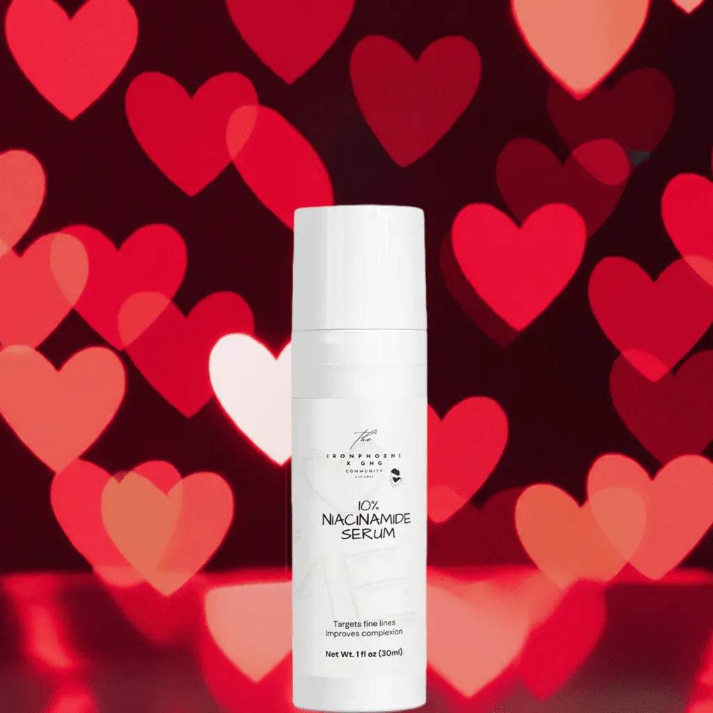 10% Niacinamide Serum 1oz, Pore-Minimizing, Calm Skin - Iron Phoenix GHG