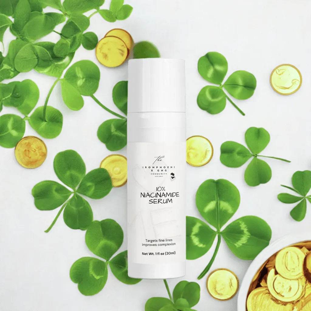 10% Niacinamide Serum 1oz, Pore-Minimizing, Calm Skin - Iron Phoenix GHG