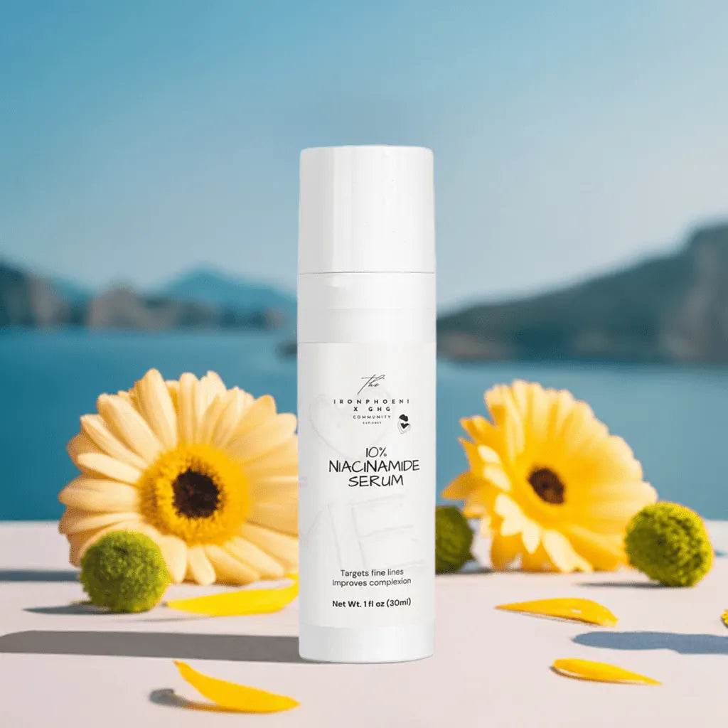10% Niacinamide Serum 1oz, Pore-Minimizing, Calm Skin - Iron Phoenix GHG