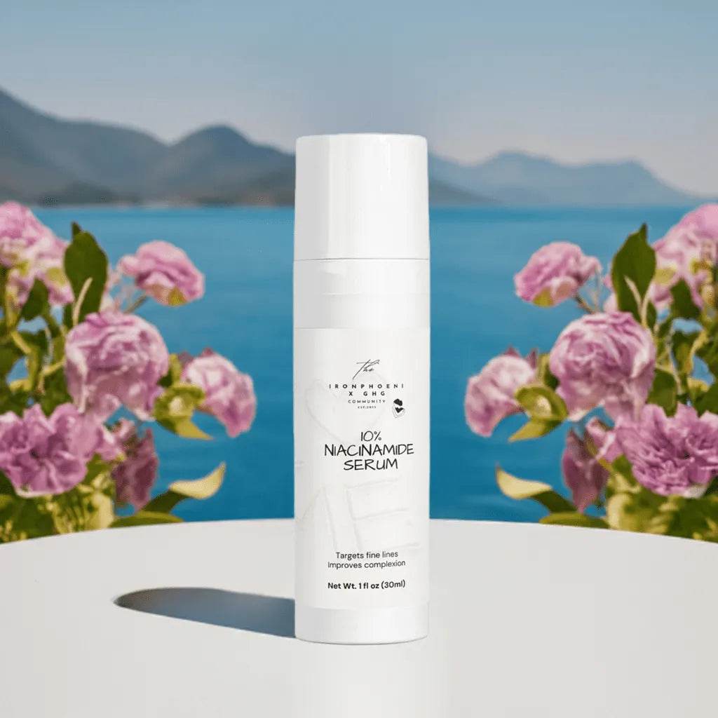 10% Niacinamide Serum 1oz, Pore-Minimizing, Calm Skin - Iron Phoenix GHG