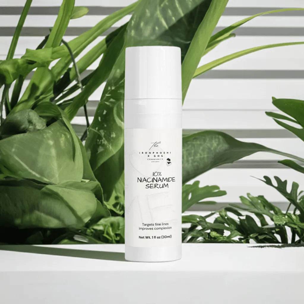 10% Niacinamide Serum 1oz, Pore-Minimizing, Calm Skin - Iron Phoenix GHG