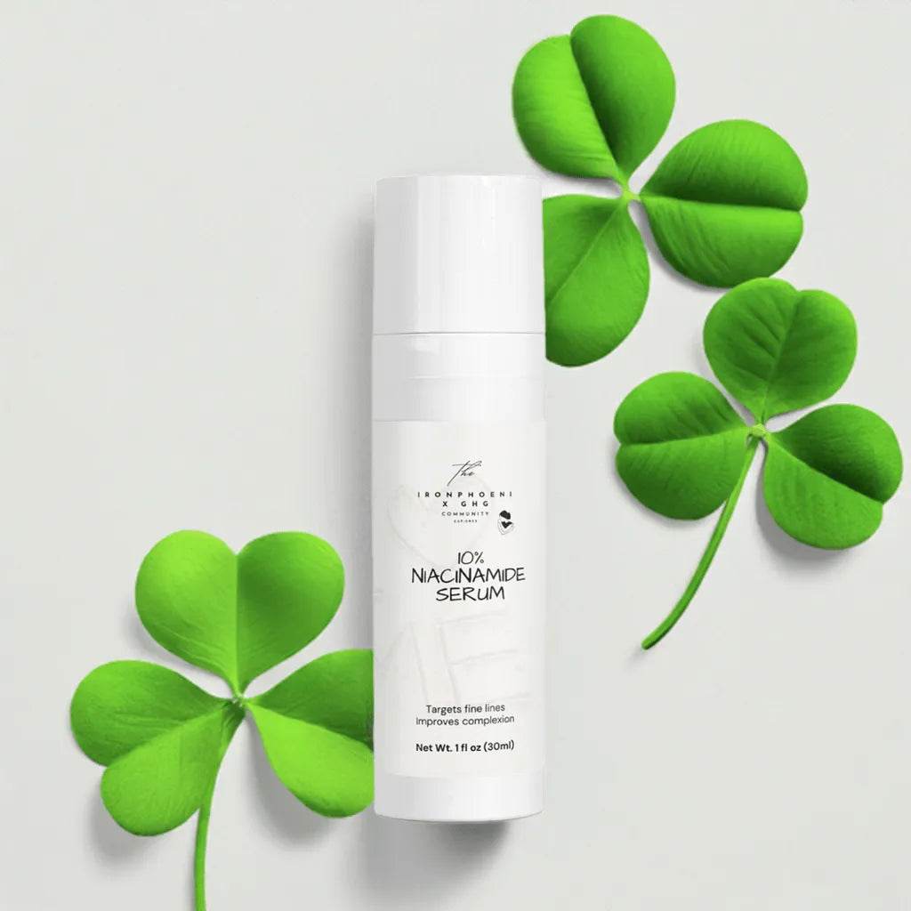 10% Niacinamide Serum 1oz, Pore-Minimizing, Calm Skin - Iron Phoenix GHG