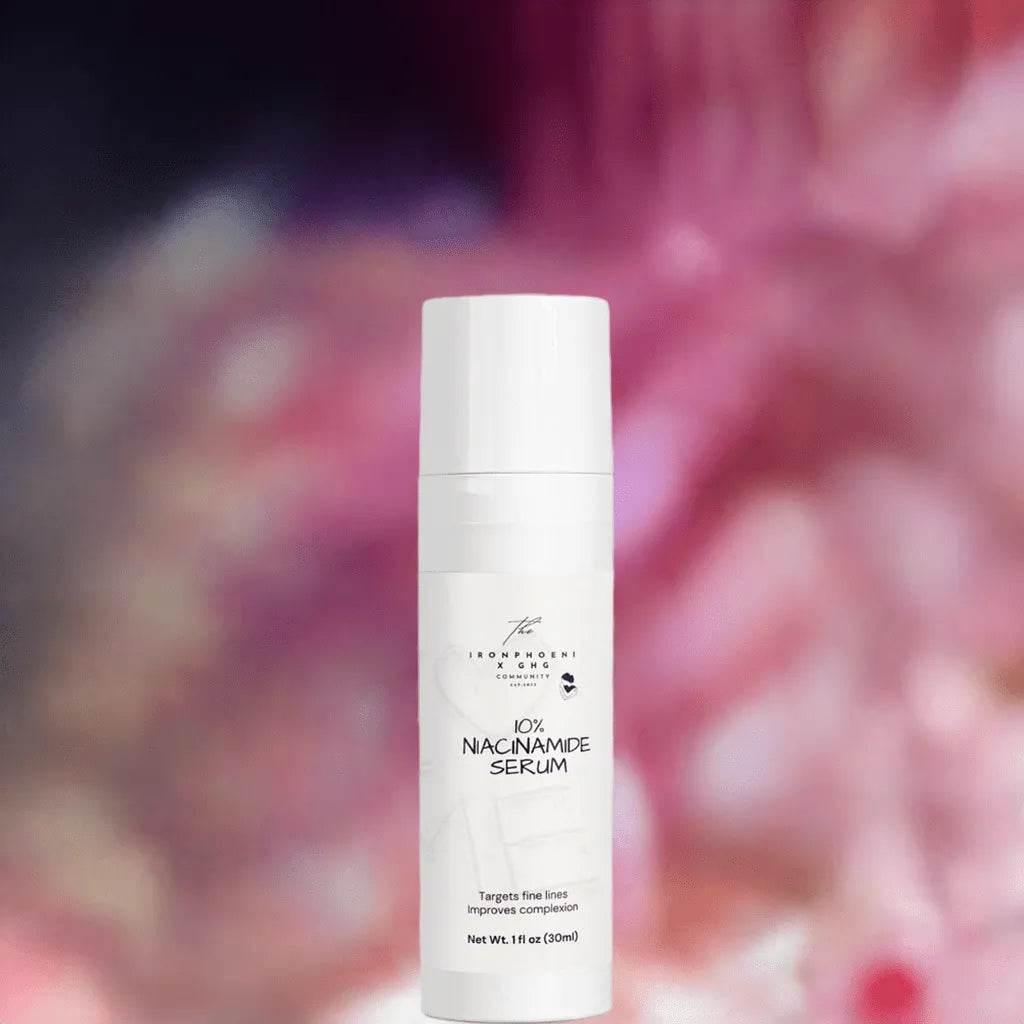 10% Niacinamide Serum 1oz, Pore-Minimizing, Calm Skin - Iron Phoenix GHG
