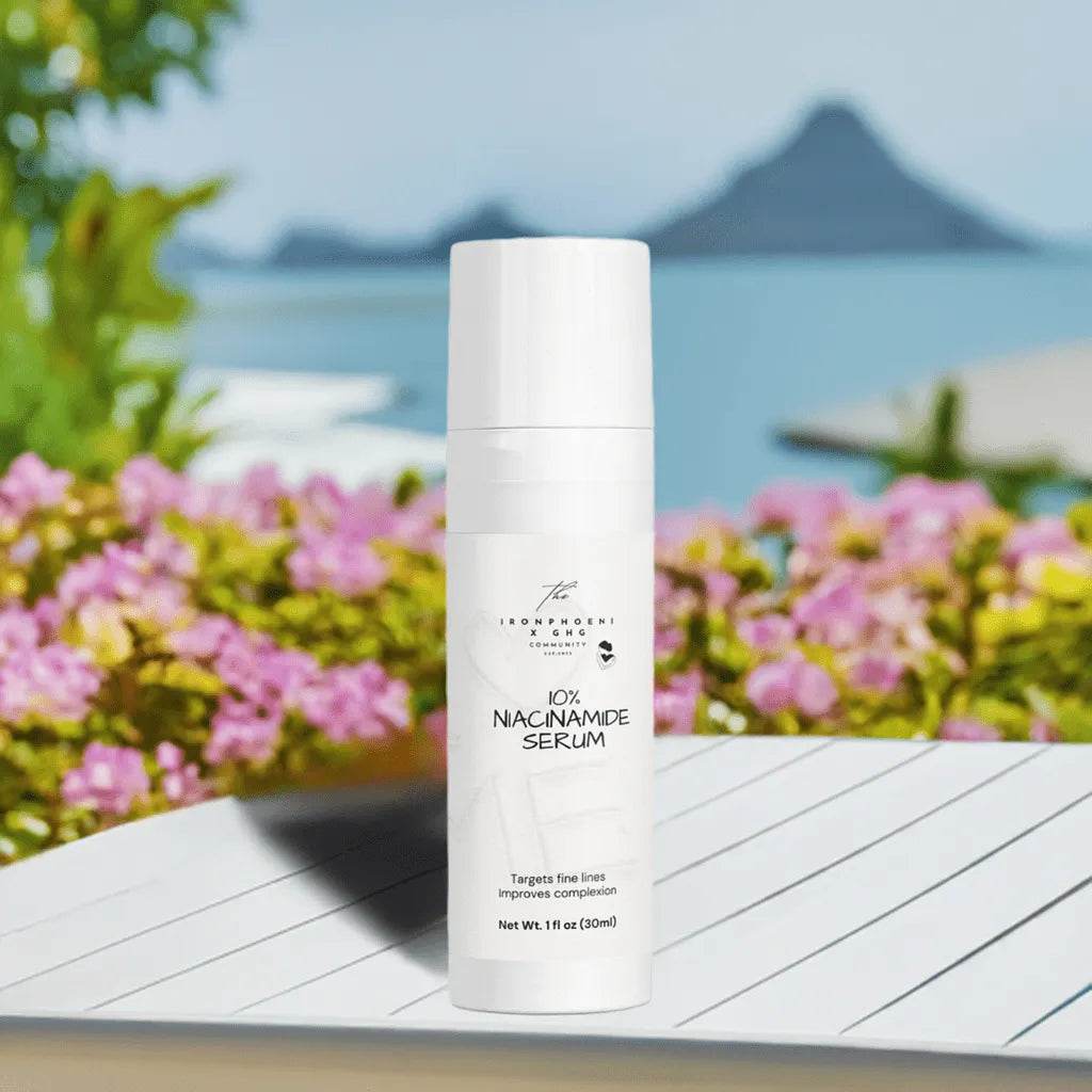 10% Niacinamide Serum 1oz, Pore-Minimizing, Calm Skin - Iron Phoenix GHG