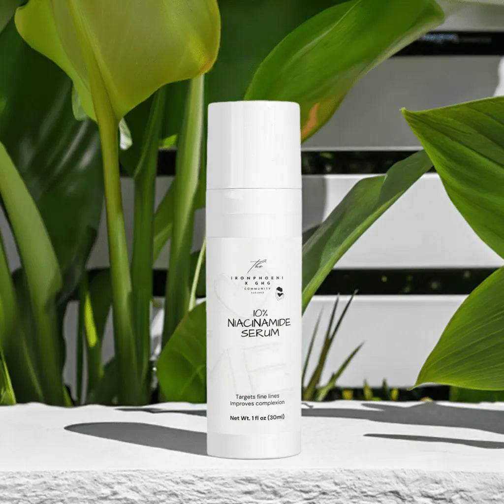 10% Niacinamide Serum 1oz, Pore-Minimizing, Calm Skin - Iron Phoenix GHG
