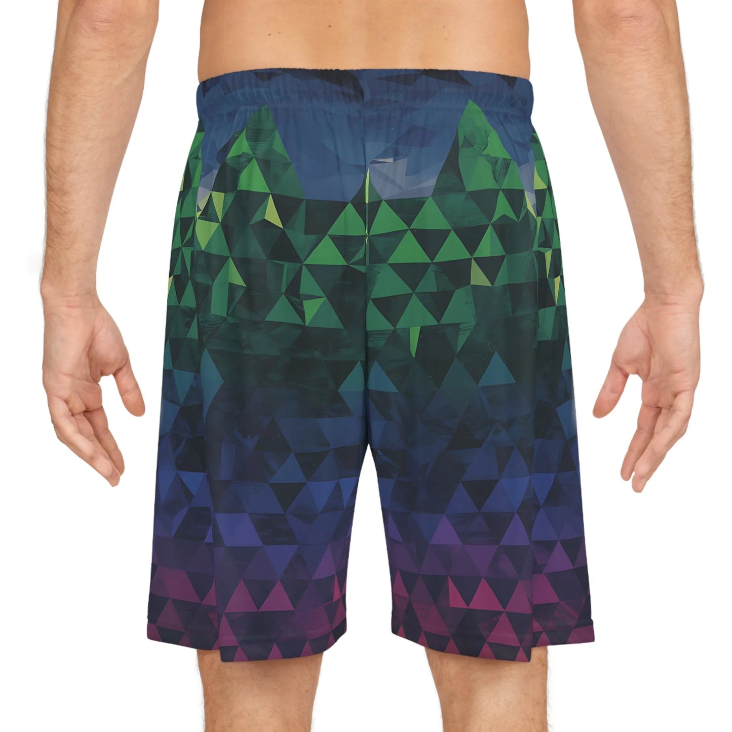Geometric Basketball Shorts for Sports Enthusiasts, Athletic Wear, Active Lifestyle, Gym Gear, Summer Outfits, Gift for Basketball Lovers