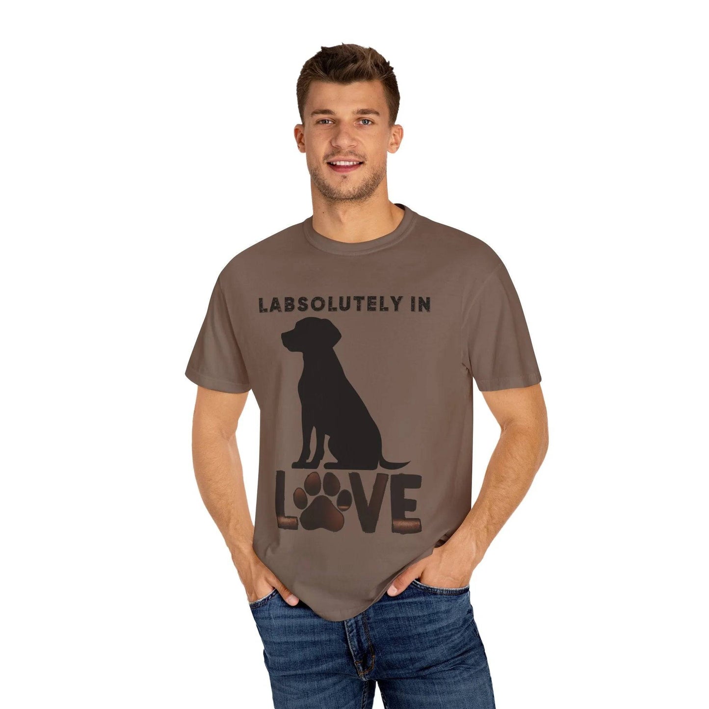 Dog Lover's T-shirt - Labs Absolutely in Love Tee, Unisex Casual Shirt for Dog Owners, Pet Appreciation Gift, Animal Lover Apparel, Perfect - Iron Phoenix GHG