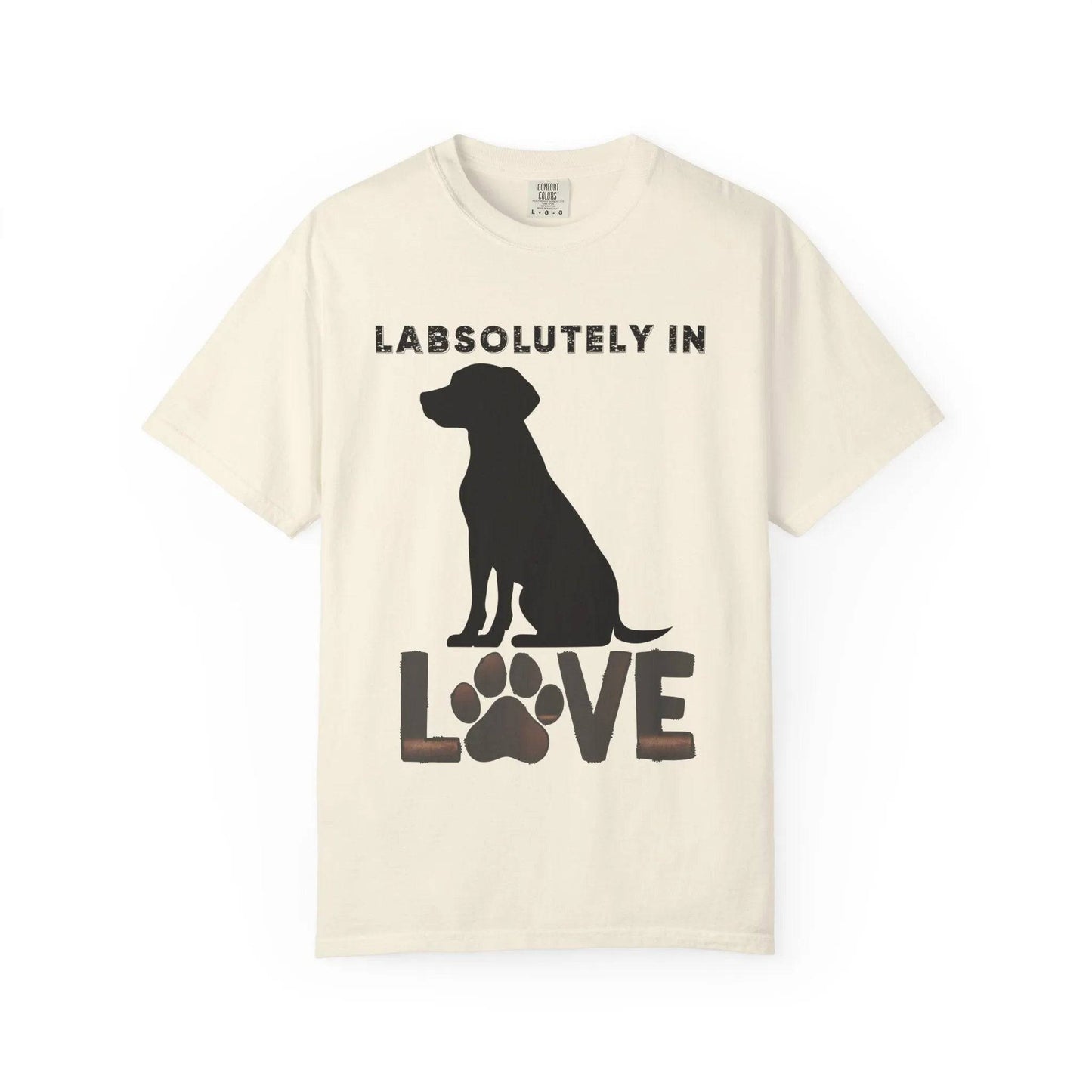 Dog Lover's T-shirt - Labs Absolutely in Love Tee, Unisex Casual Shirt for Dog Owners, Pet Appreciation Gift, Animal Lover Apparel, Perfect - Iron Phoenix GHG