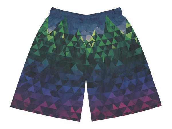 Geometric Basketball Shorts - Stylish Athletic Wear for Sports - Iron Phoenix GHG