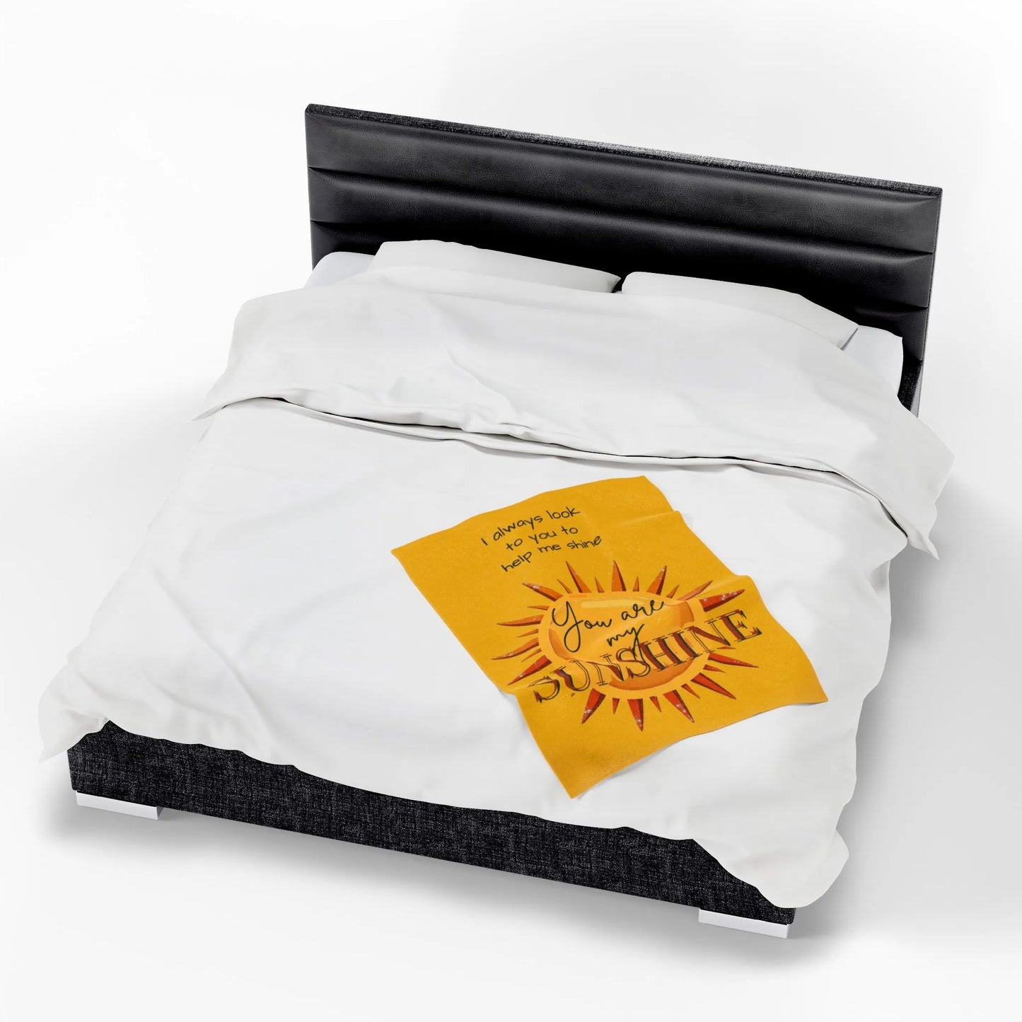 You Are My Sunshine Velveteen Plush Blanket 2025