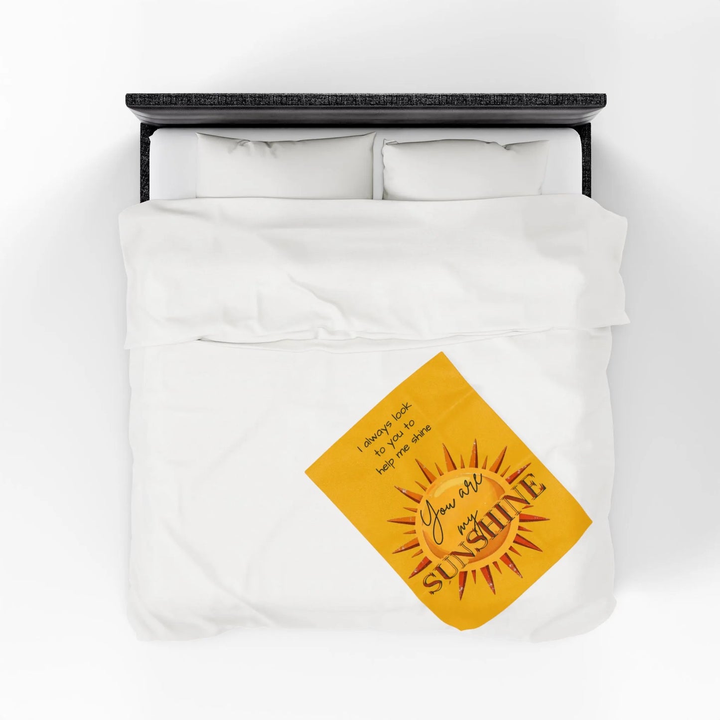 You Are My Sunshine Velveteen Plush Blanket 2025