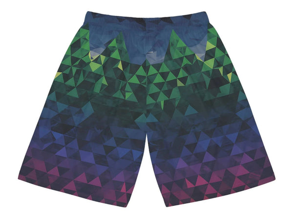 Geometric Basketball Shorts - Stylish Athletic Wear for Sports - Iron Phoenix GHG