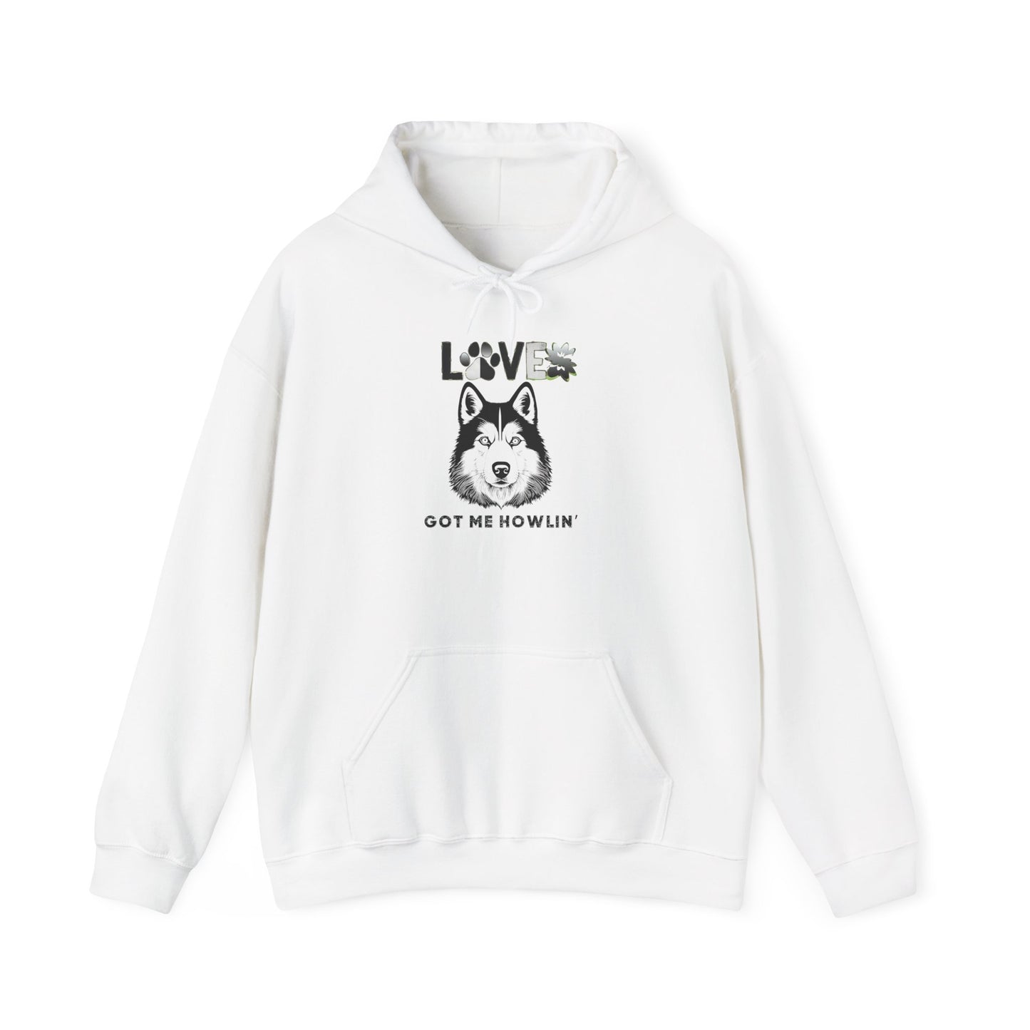 Love Got Me Howlin' Hoodie - Unisex Heavy Blend Sweatshirt