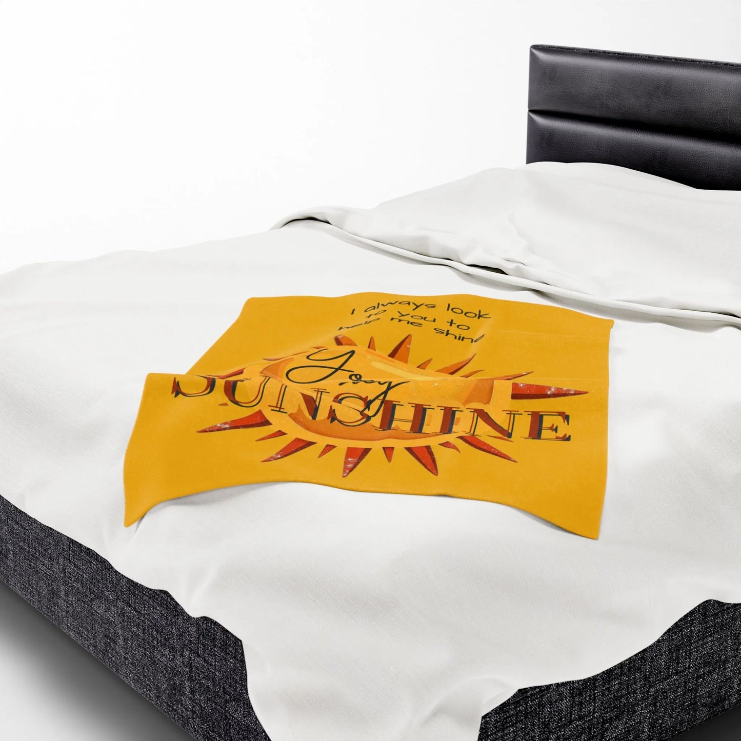 You Are My Sunshine Velveteen Plush Blanket 2025