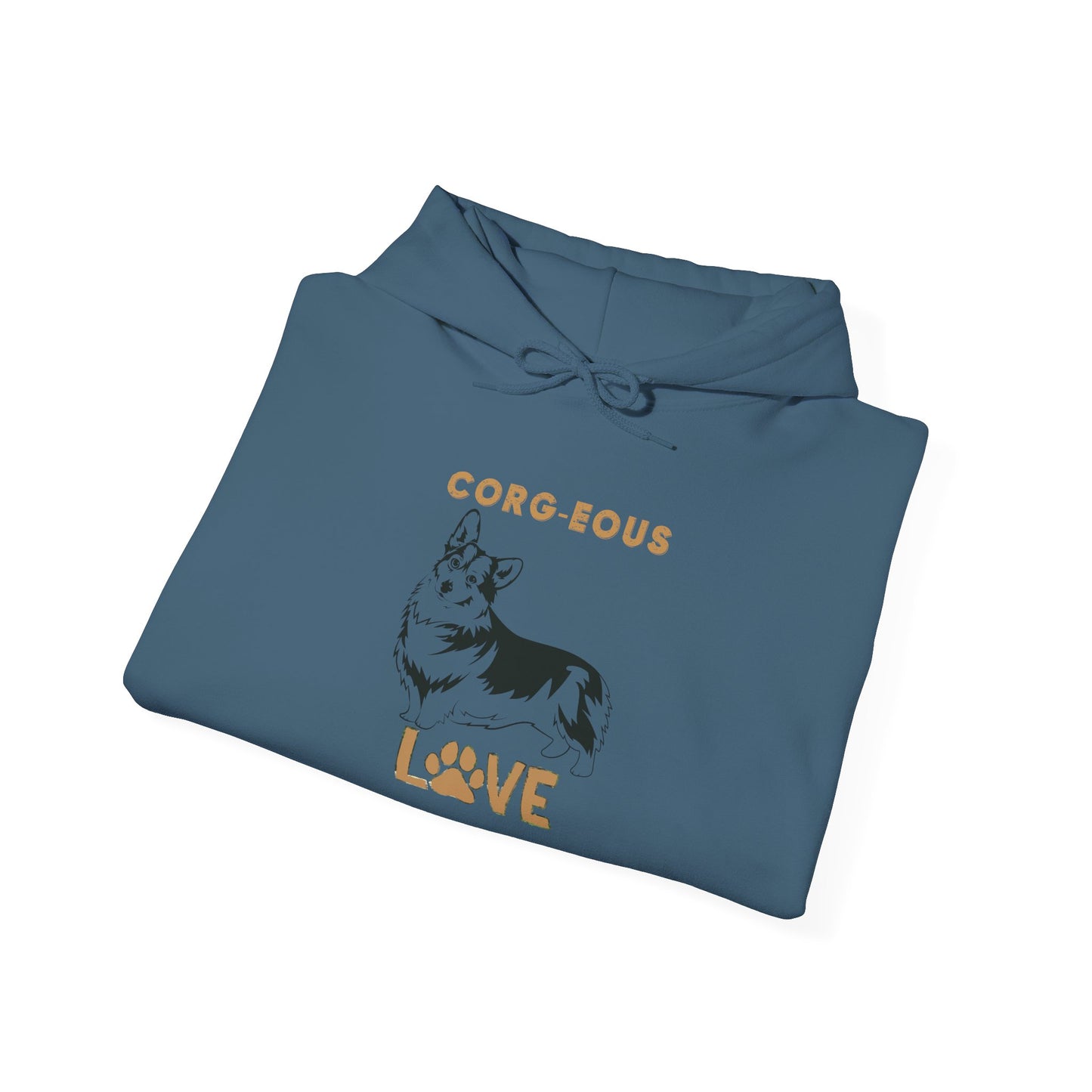 Corgi Love Hoodie, Cozy Sweatshirt, Dog Lover Gift, Pet Appreciation, Cute Animal Apparel, Perfect for Birthdays & Celebrations