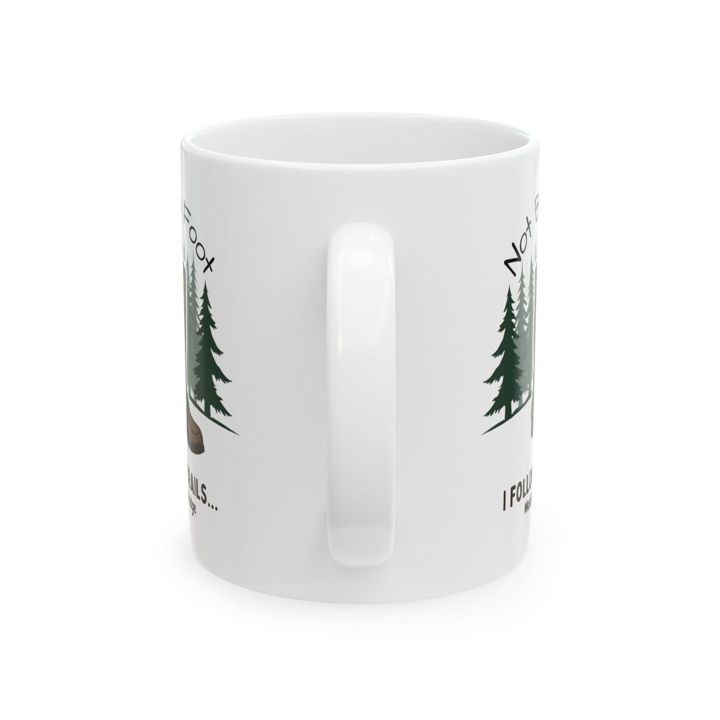 Nature Lover's Ceramic Mug - Funny Camping Gift for Outdoorsy Friends, Perfect for Coffee or Tea, 11oz and 15oz Sizes, Ideal for Birthdays, - Iron Phoenix GHG