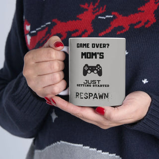 Gamer Mom Mug - "Game Over, Mom's Just Getting Started" - Mother's Day Gift - Iron Phoenix GHG
