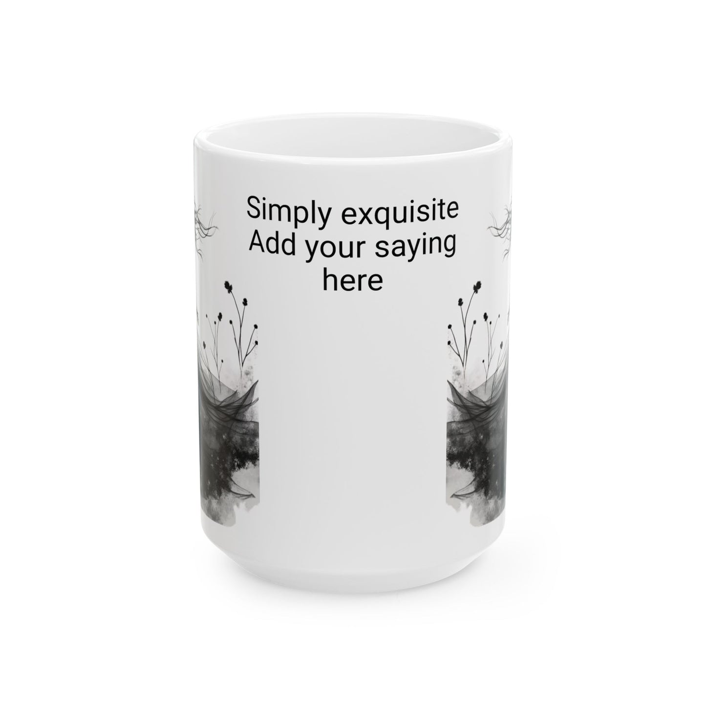 Personalized Print It Your Way Ceramic Mug | Coffee Lover Gift, Customizable Mug, Home Office Decor, Tea Cup, Unique Gift Idea - Iron Phoenix GHG