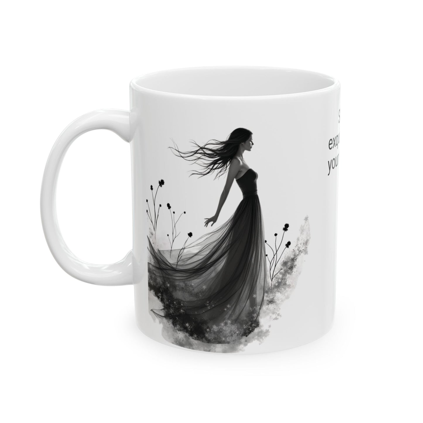 Personalized Print It Your Way Ceramic Mug | Coffee Lover Gift, Customizable Mug, Home Office Decor, Tea Cup, Unique Gift Idea - Iron Phoenix GHG