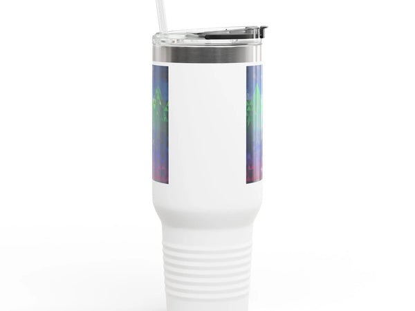 Geometric Mountain 40oz Insulated Travel Mug| Iron Phoenix GHG - Iron Phoenix GHG