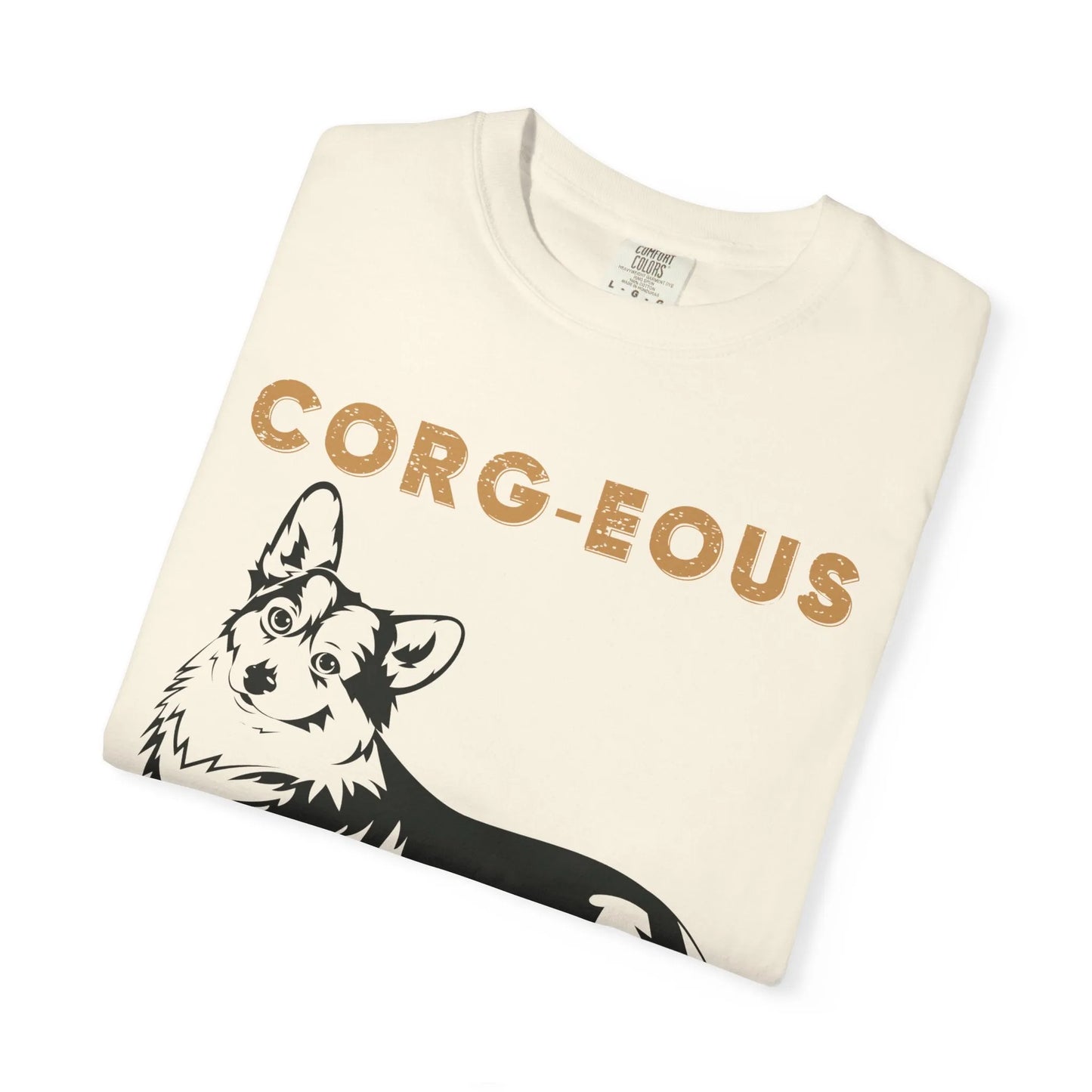 Corg-Eous Love T-Shirt, Cute Dog Lover Gift, Pet Owner Apparel, Animal Lover Tee, Perfect for Birthdays, Everyday Wear