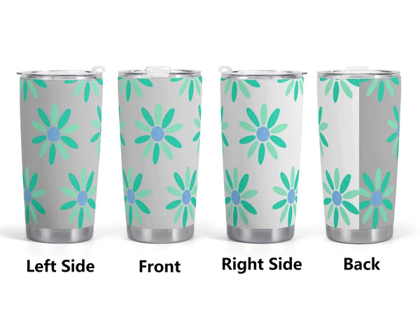 "Daisy" Floral Travel Mug (20oz) | Iron Phoenix GHG - Iron Phoenix GHG