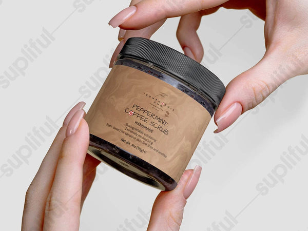 Peppermint Coffee Scrub | Organic Exfoliating | Anti-Aging - Iron Phoenix GHG