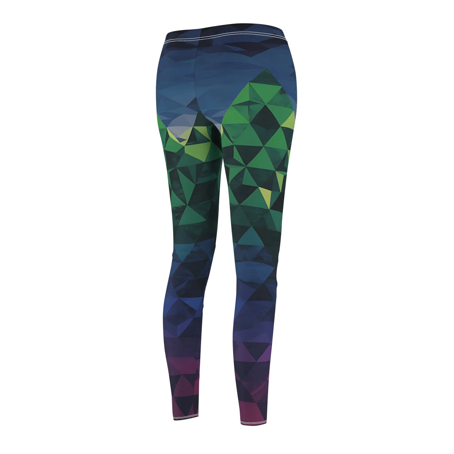Vibrant Geometric Leggings for Active Women, Yoga Pants, Fitness Wear, Casual Style, Unique Athleisure Outfit, Gym Leggings