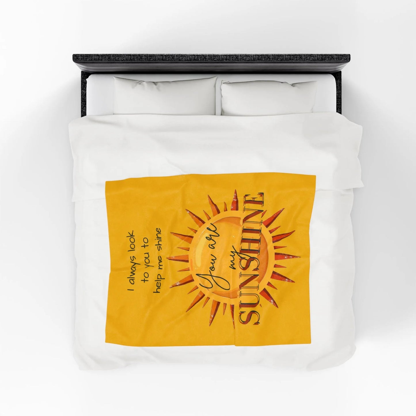 You Are My Sunshine Velveteen Plush Blanket 2025
