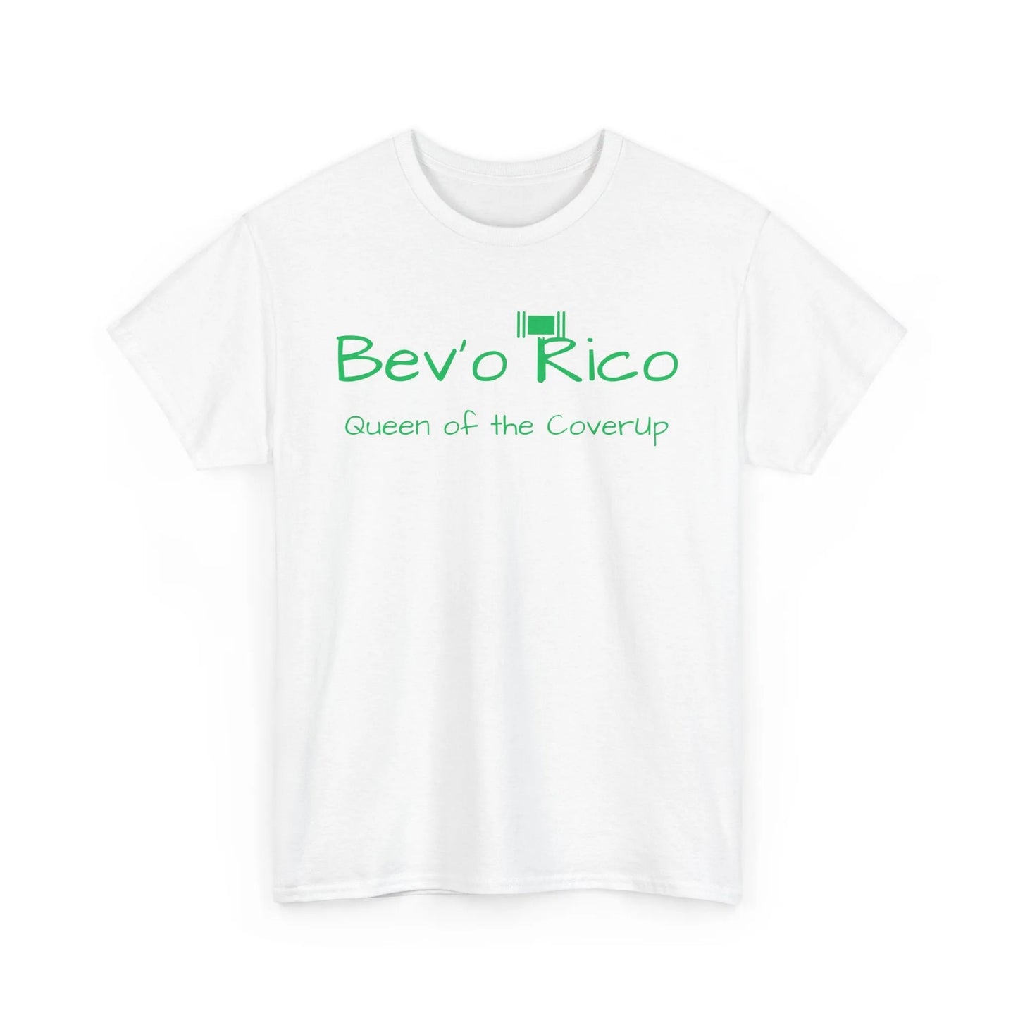 Bev'o Rico Tee, Queen of the Coverup, Fun Casual Shirt, Gift for Fitness Lovers, Unisex Cotton Tee, Canton Collusion
