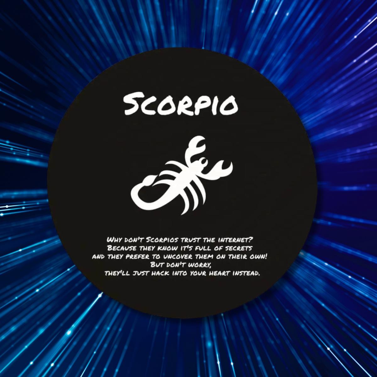 Scorpio Zodiac Wood Sign | Funny Astrology Home Decor Gift - Iron Phoenix GHG