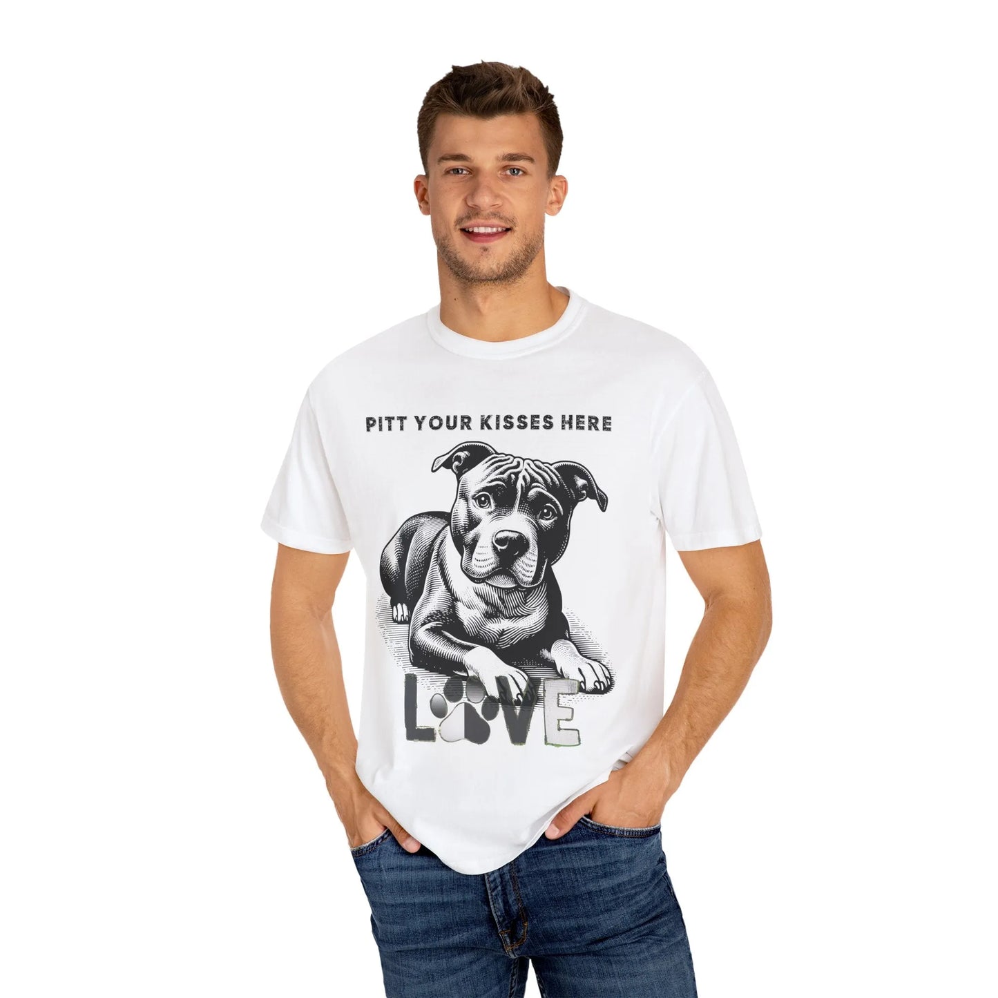 Pitt Your Kisses Here Unisex T-Shirt 2025