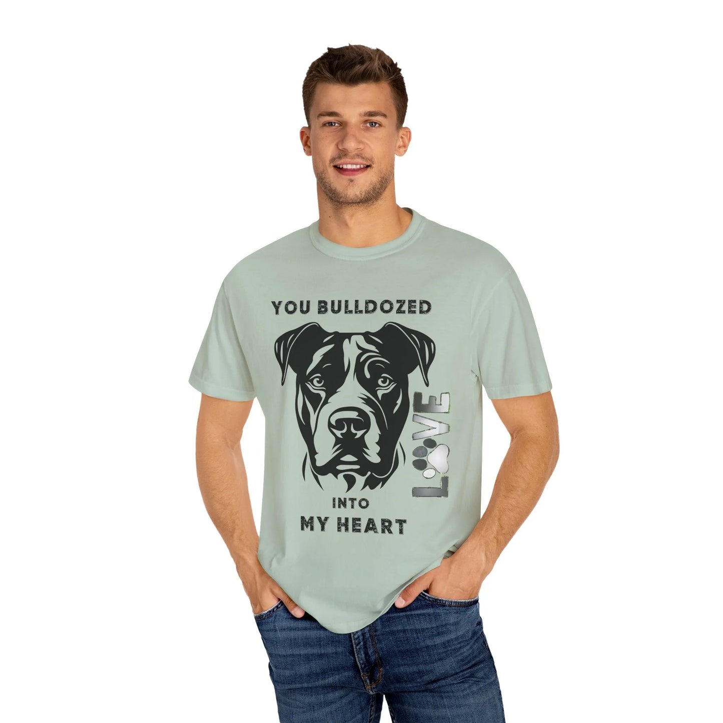 Love Bulldog Unisex T-Shirt, Perfect for Dog Lovers, Pet Owners, Animal Rescue, Gifts for Her, Birthdays, Everyday Wear