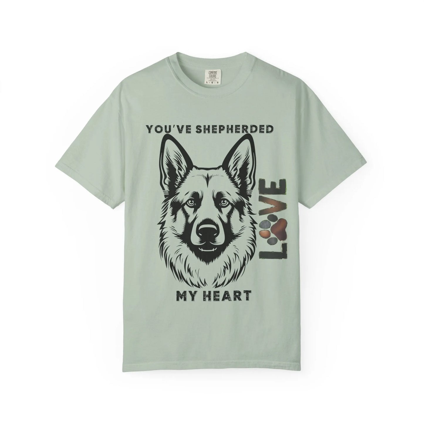 Shepherd Dog Love T-Shirt, Unisex Gift for Dog Lovers, Pet Adoption Support, Heartwarming Canine Apparel, Casual Everyday Wear