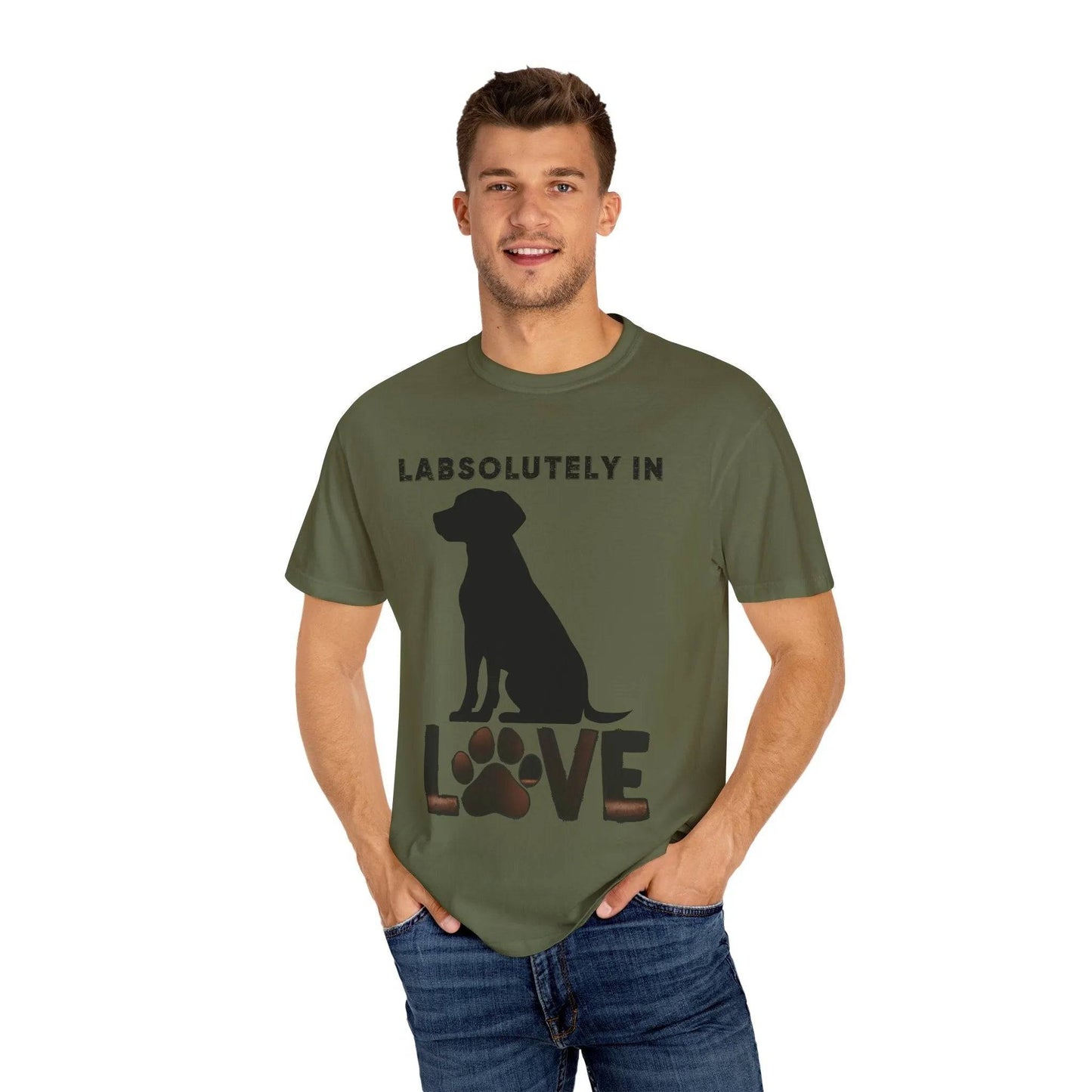 Dog Lover's T-shirt - Labs Absolutely in Love Tee, Unisex Casual Shirt for Dog Owners, Pet Appreciation Gift, Animal Lover Apparel, Perfect - Iron Phoenix GHG