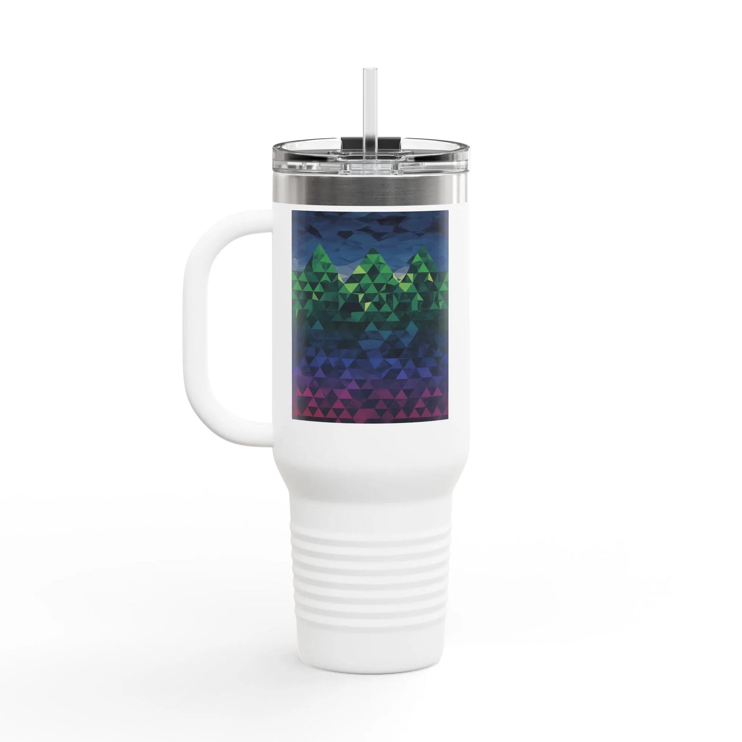 Colorful Insulated Travel Mug - 40oz, Leak-Proof, Perfect Gift - Iron Phoenix GHG