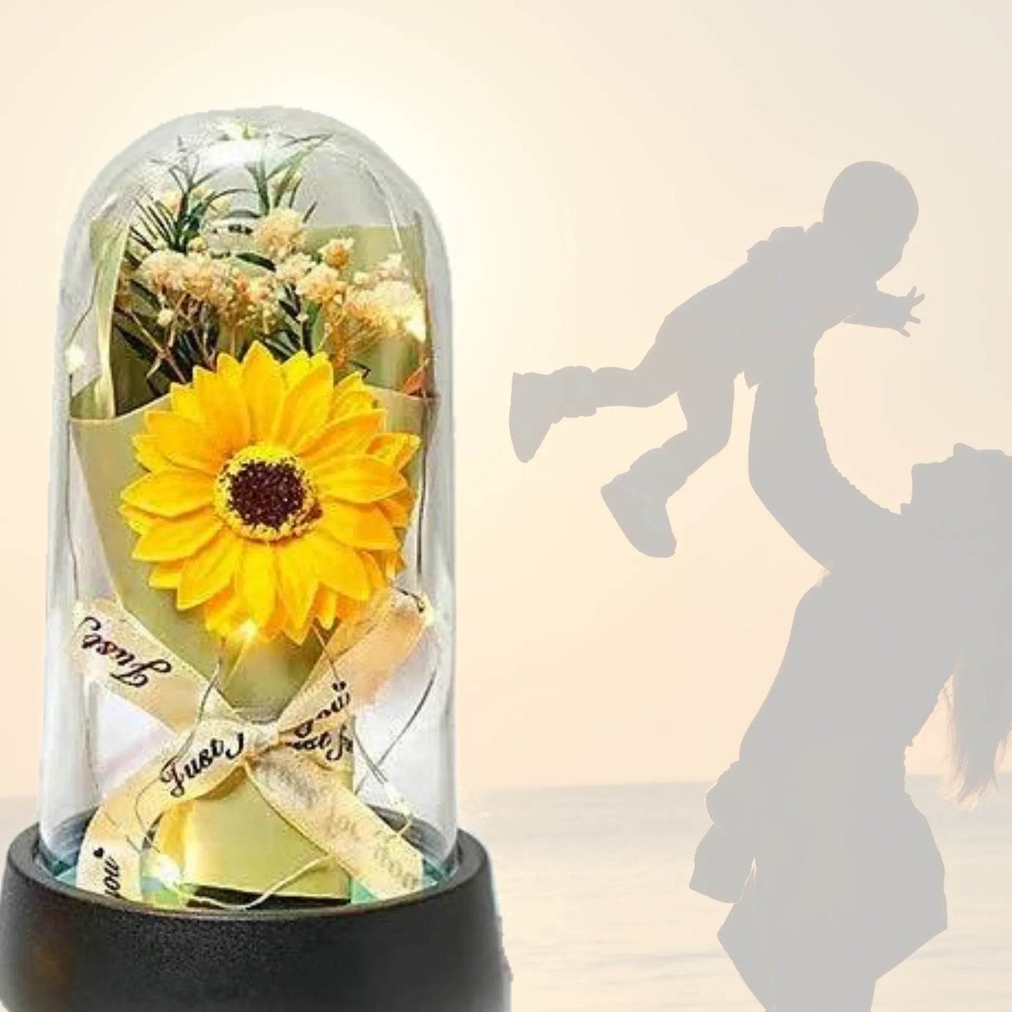 Everlasting Rose LED Plastic Dome Flowers Iron Phoenix GHG 2025 - Iron Phoenix GHG
