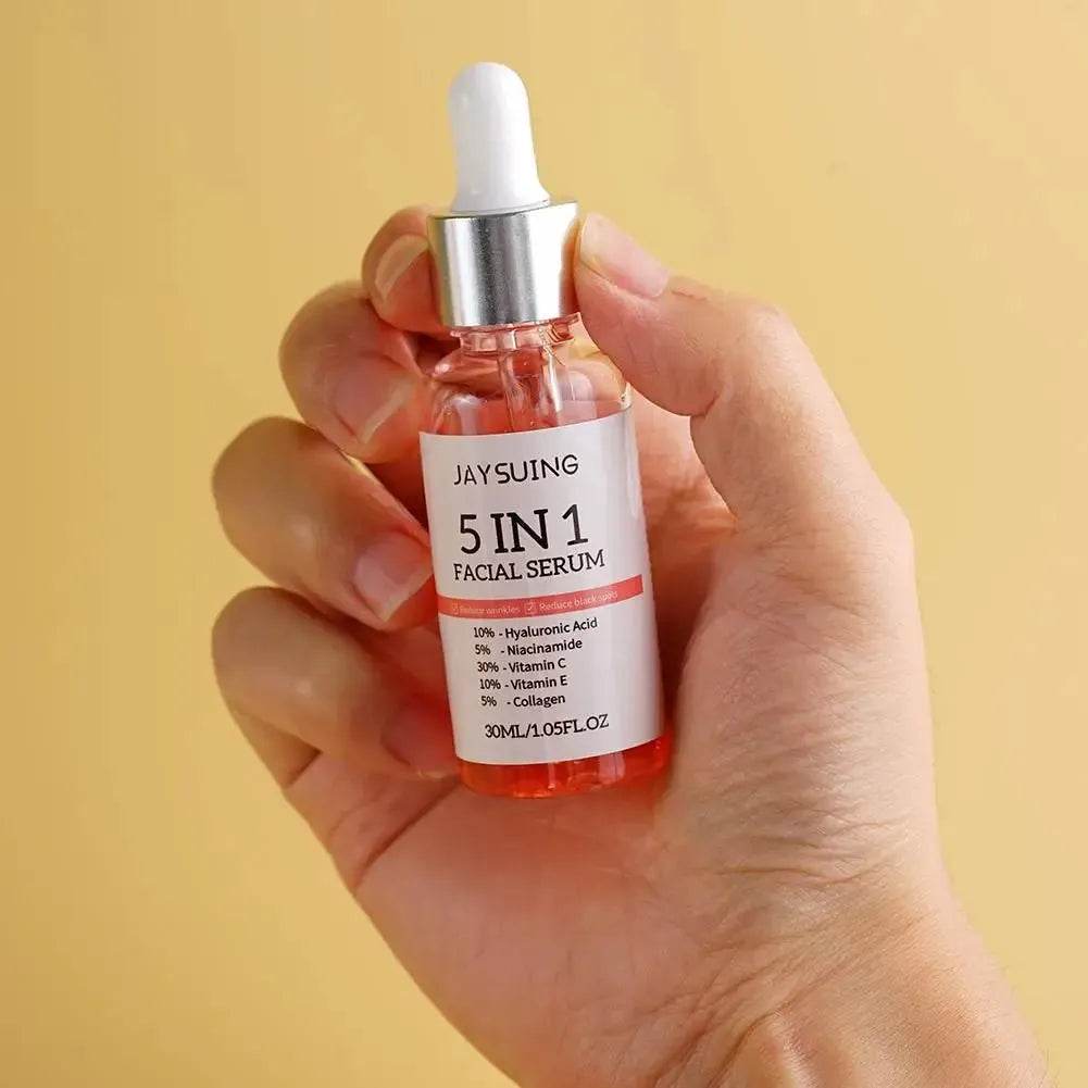 5-in-1 Face Serum with Vitamin C and Hyaluronic Acid - Iron Phoenix GHG