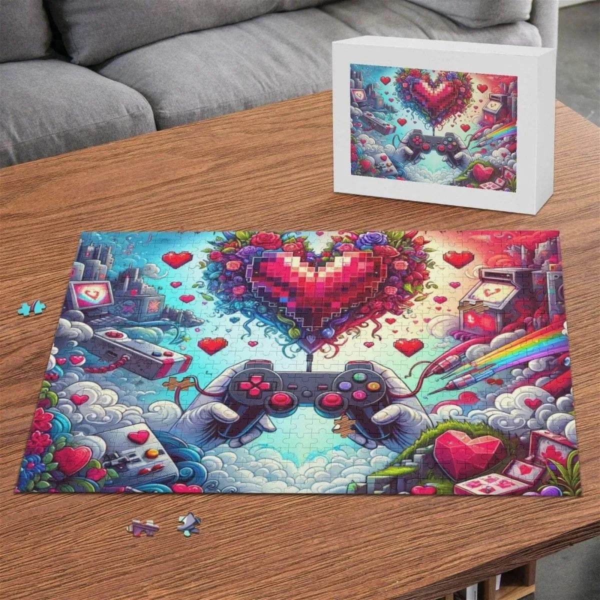 500-Piece Picture Puzzle Jigsaw - Fun Variety for Family Game Night - Iron Phoenix GHG