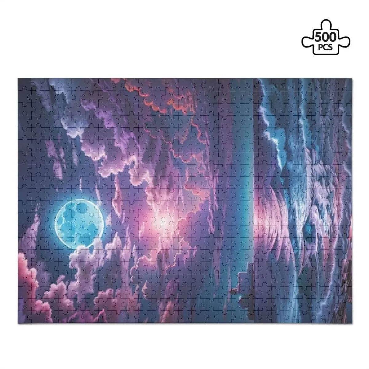 500-Piece Picture Puzzle Jigsaw - Fun Variety for Family Game Night - Iron Phoenix GHG