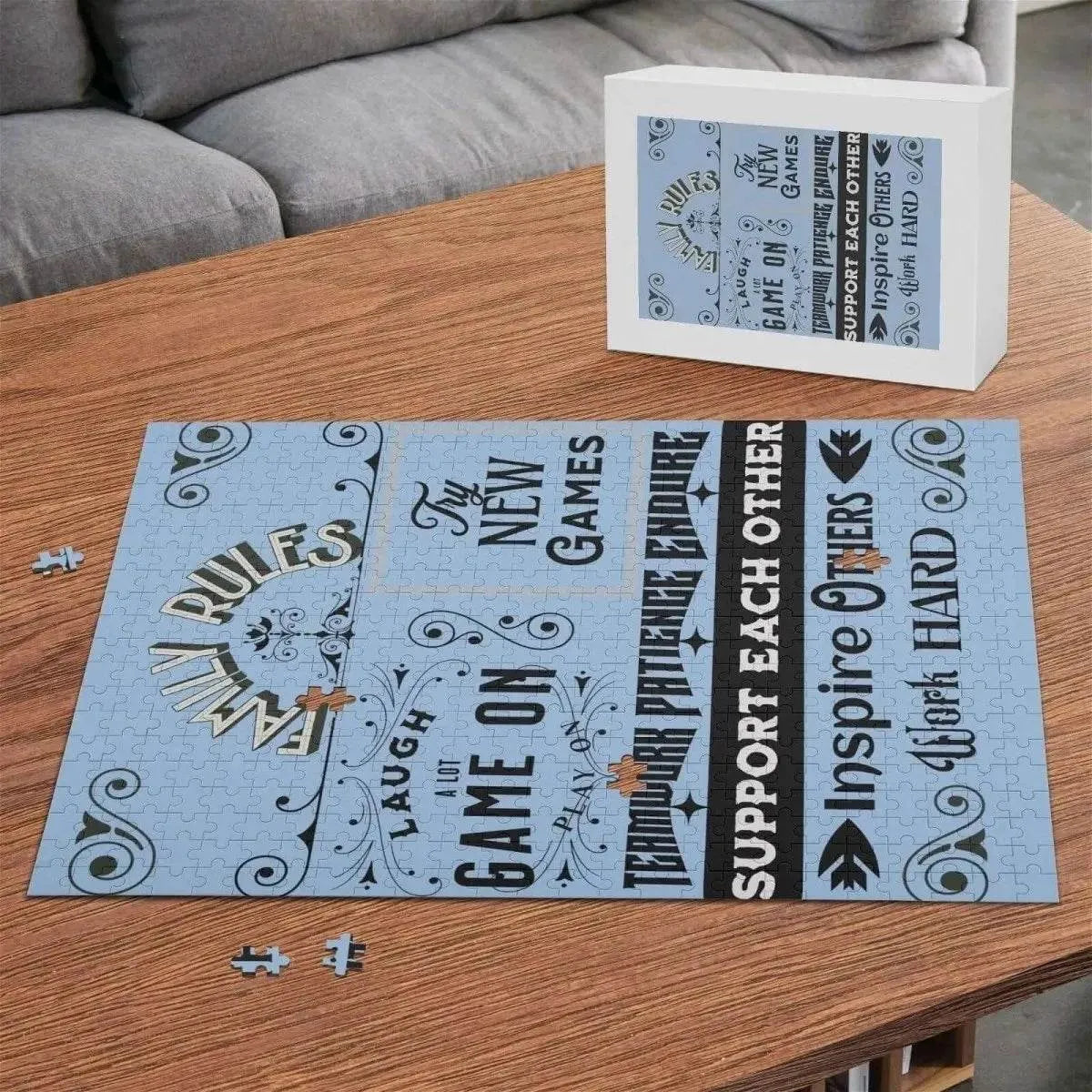 500-Piece Picture Puzzle Jigsaw - Fun Variety for Family Game Night - Iron Phoenix GHG