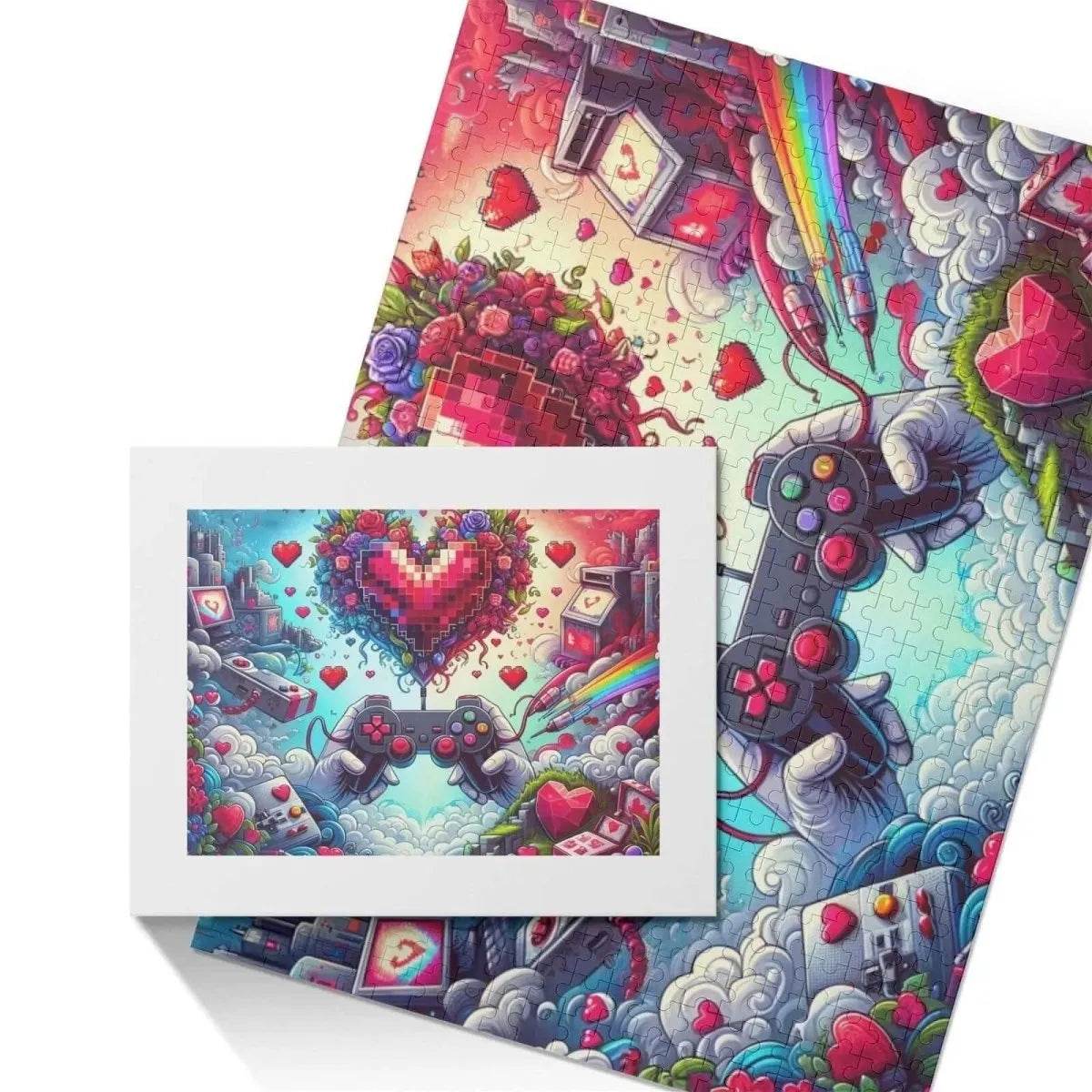 500-Piece Picture Puzzle Jigsaw - Fun Variety for Family Game Night - Iron Phoenix GHG