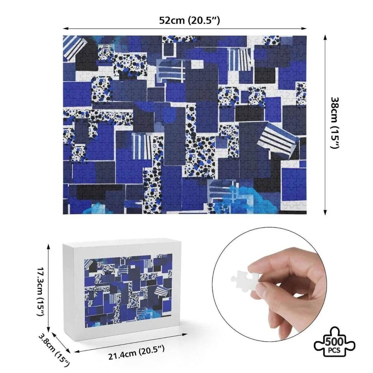 500-Piece Picture Puzzle Jigsaw - Fun Variety for Family Game Night - Iron Phoenix GHG