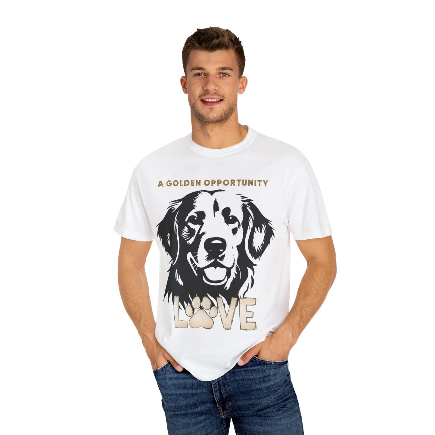 Golden Opportunity Dog T-Shirt 2025