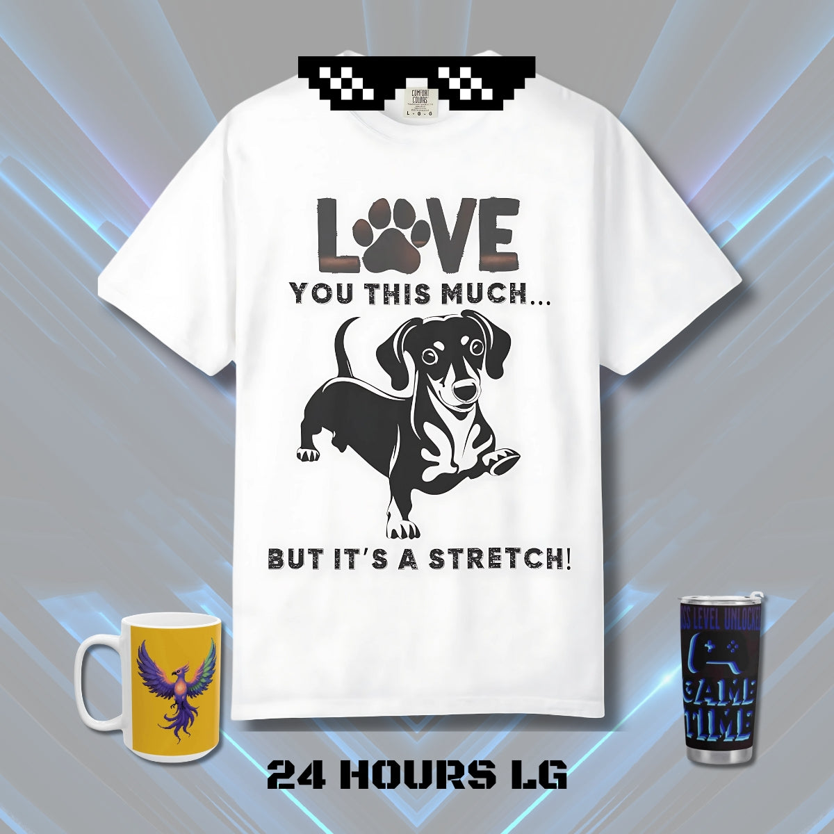 Hot Dog Dog T-shirt - Funny Dachshund Tee, Unique Gift for Dog Lovers - Iron Phoenix GHG