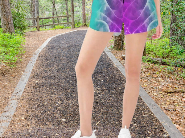 "Aurora Flow" Gradient Athletic Shorts | Iron Phoenix GHG - Iron Phoenix GHG
